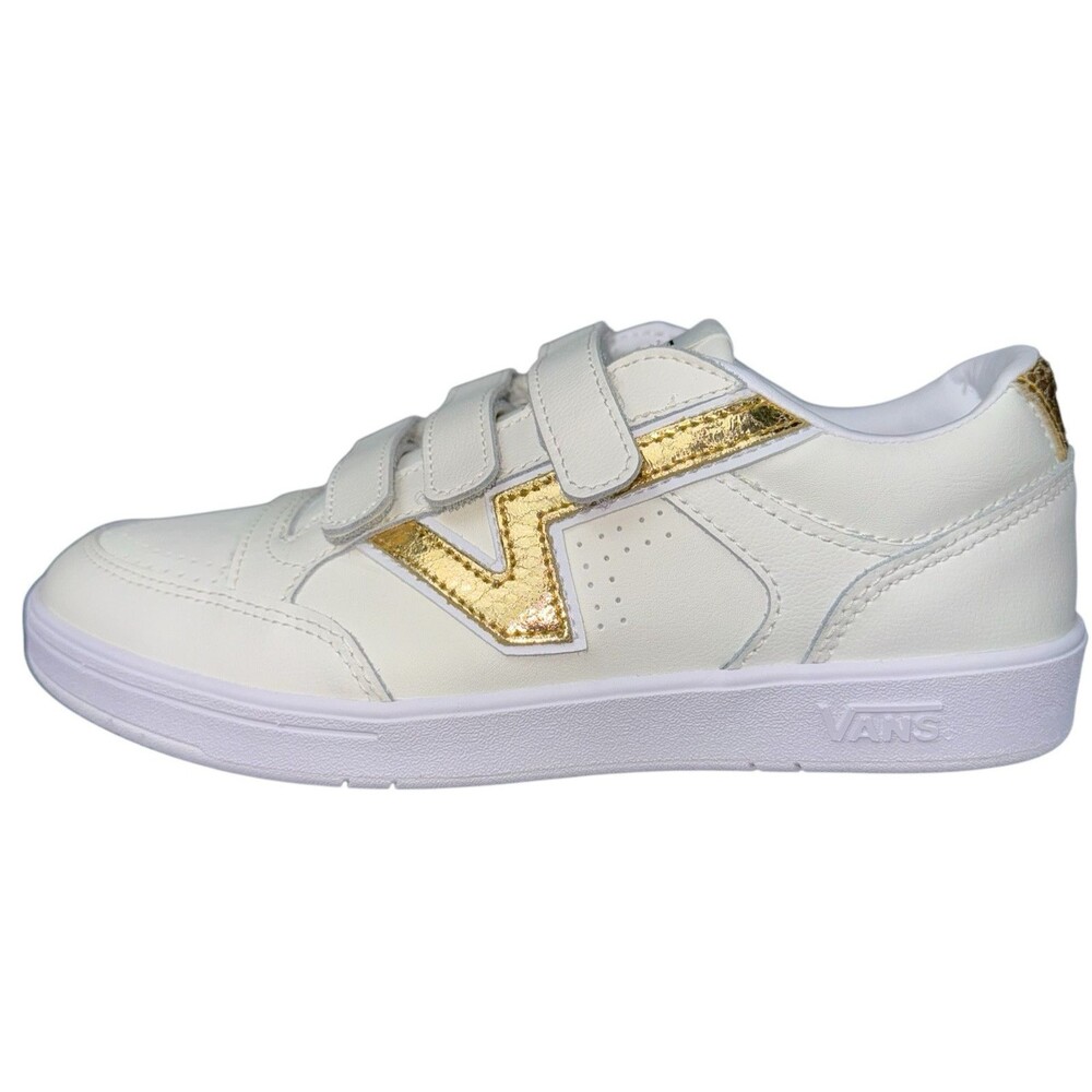 Vans Lowland Comfycush V White Gold Womens 8.5 Mens 7 New